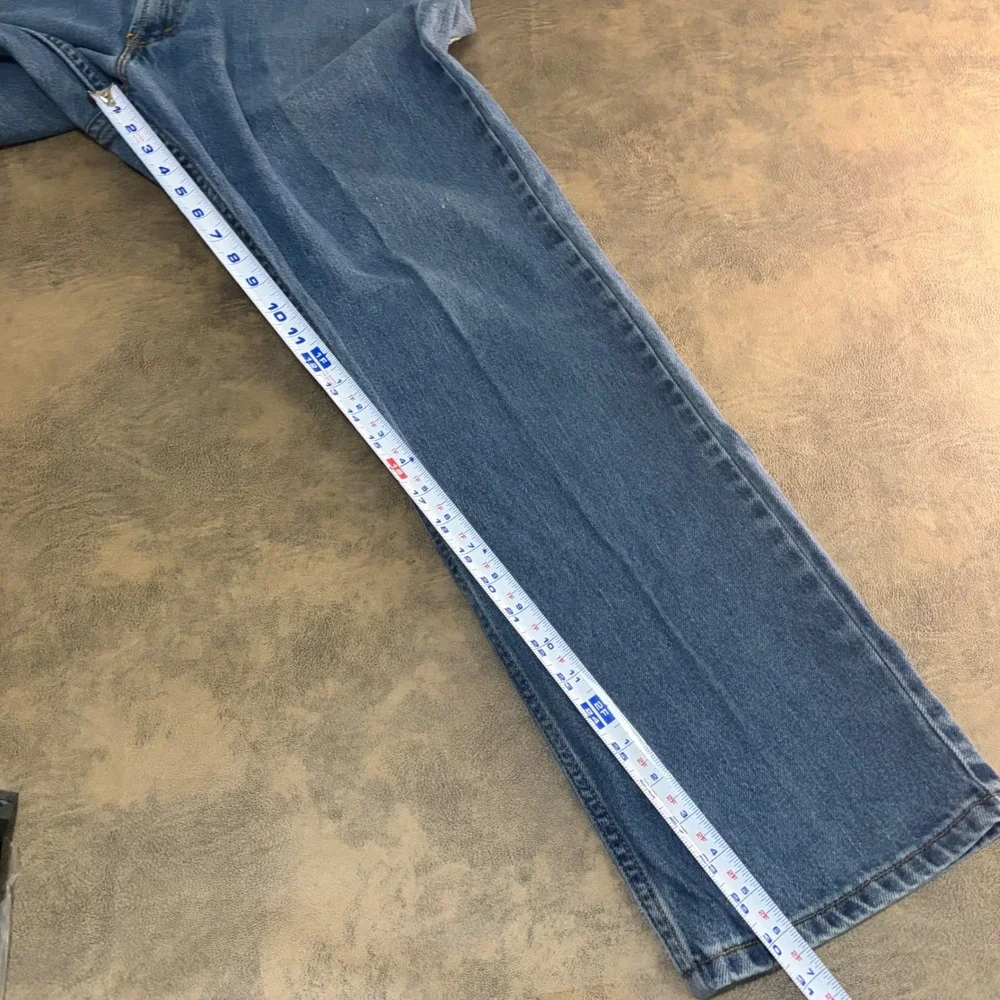 Levi's 505 Regular Fit Jeans Mens 36x30 Blue Medium Wash Straight Leg Denim